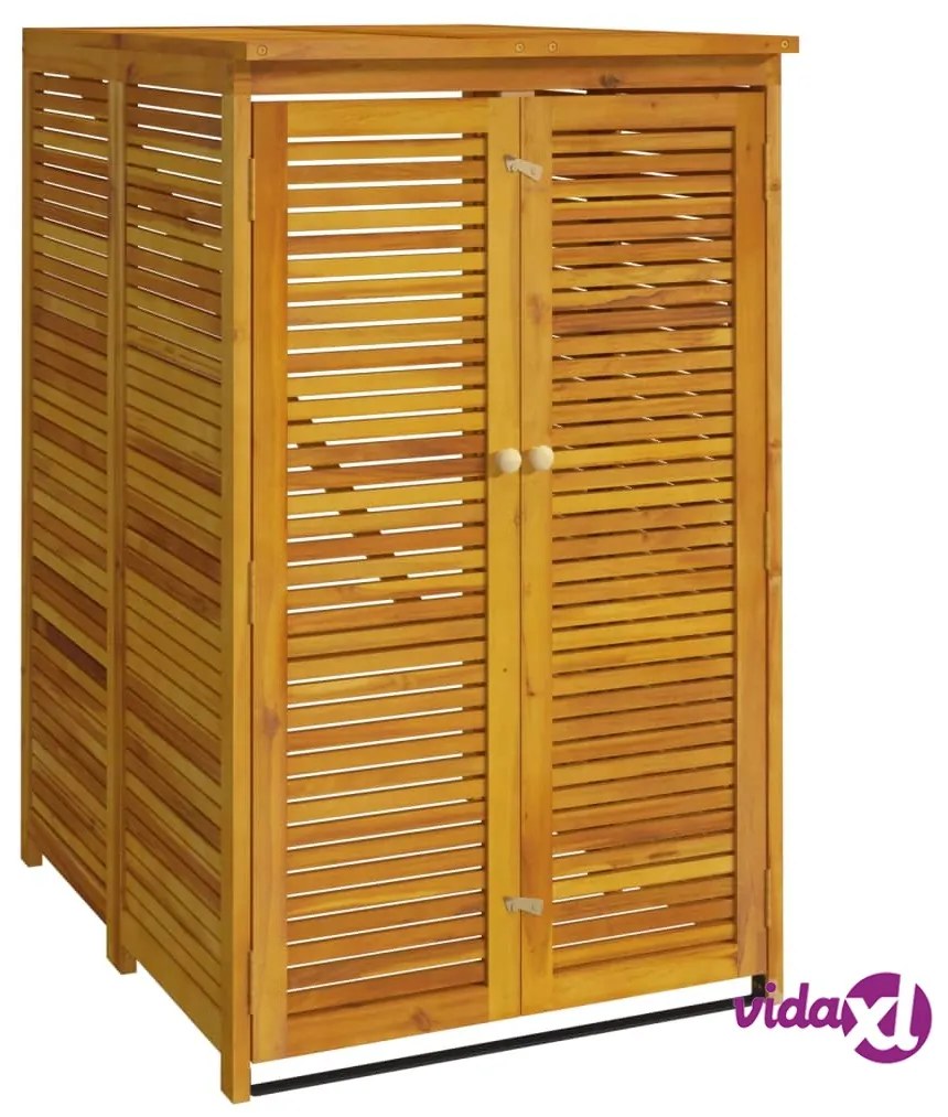 vidaXL Copribidone Singolo 70x89x117 cm in Legno Massello di Acacia