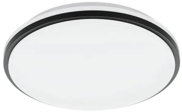 Eglo 900366 - Plafoniera LED da bagno PINETTO LED/15,6W/230V IP44 nero