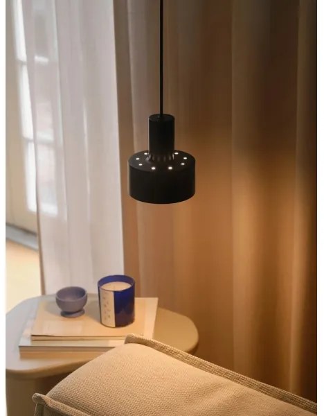 Nordlux - Lampadario per MATIS 1xE27/40W/230V nero