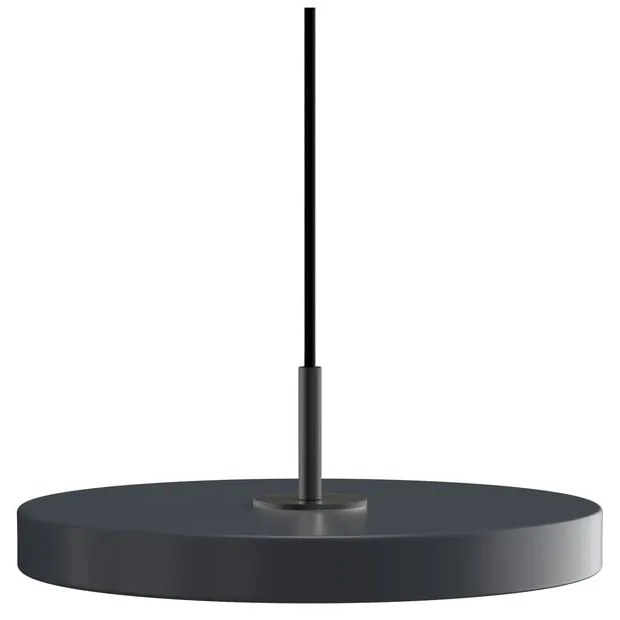 Antracite Apparecchio a sospensione LED con paralume in metallo ø 31 cm Asteria Mini - UMAGE