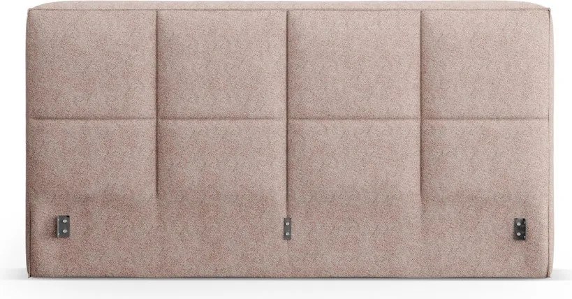 Testiera rosa chiaro imbottita 249x100 cm Darren – Micadoni