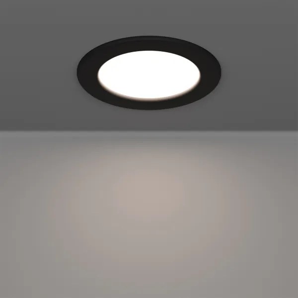 Eglo 901426-LED RGBW Plafoniera da soffitto per bagno FUEVA-Z LED/5W/230V ø12 cm IP44 nero