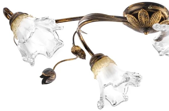 ONLI - Plafoniera ARIANNA 4xE14/6W/230V bronzo