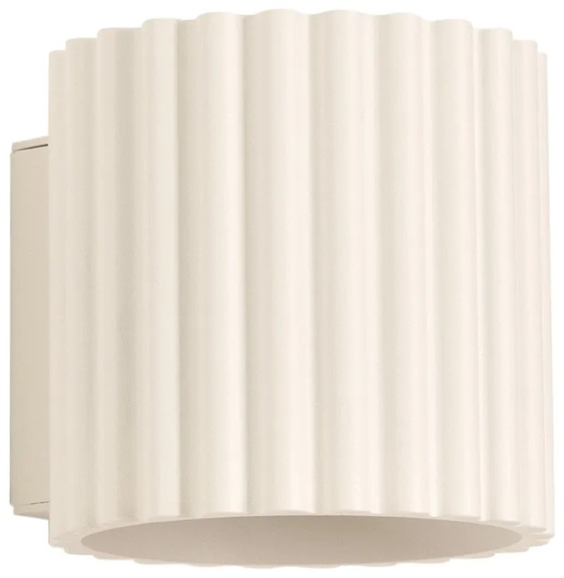 Lampada da parete color crema ø 10 cm Zora – Sollux