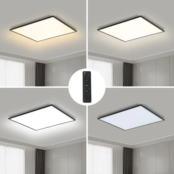 Brilagi - Luce LED dimmerabile SLIMFRAME LED/58W/230V 60x60 cm nero + +TC