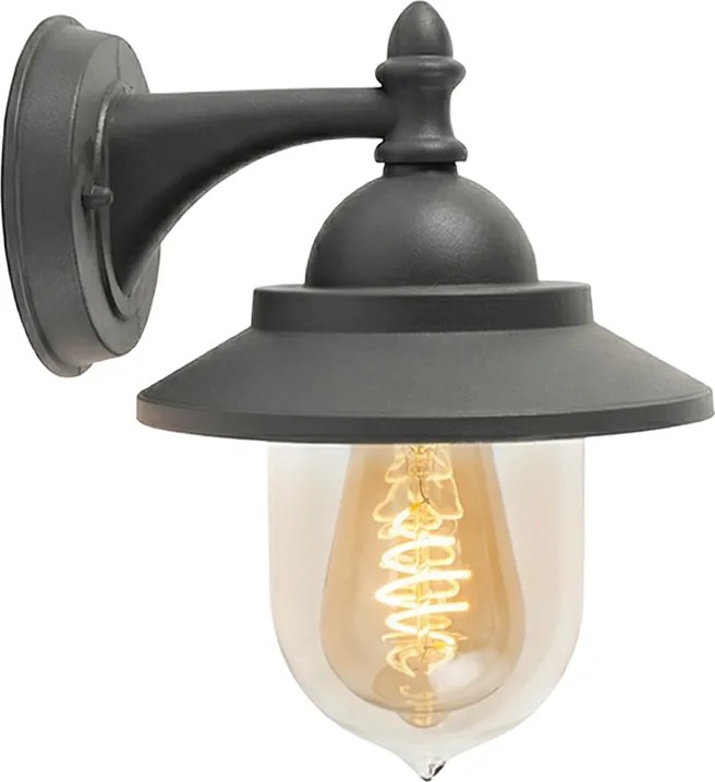 Lampada da parete per esterni intelligente grigio scuro incl. Wifi ST64 - Oxford