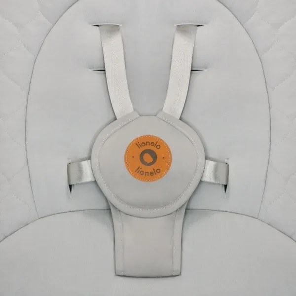 Lionelo - Dondolo per bambini con melodia MELL Beige Sand 4xAA + telecomando