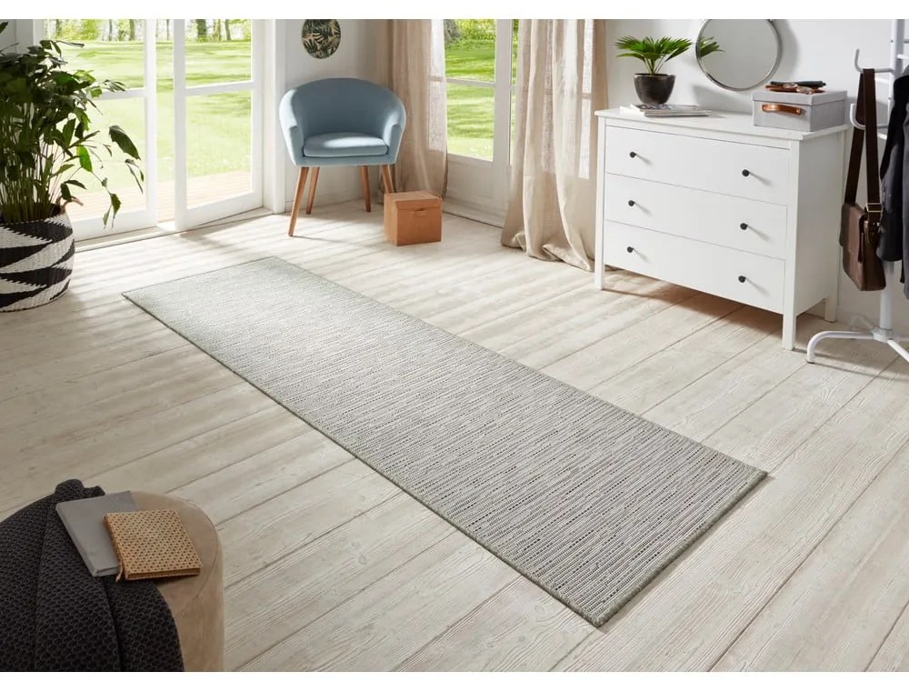 Runner grigio , 80 x 250 cm Nature - BT Carpet