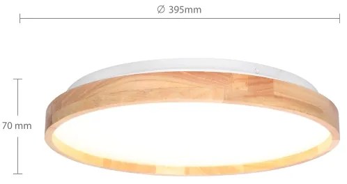 Brilagi - Plafoniera dimmerabile a LED ALSON LED/48W/230V 3000-6500K + telecomando