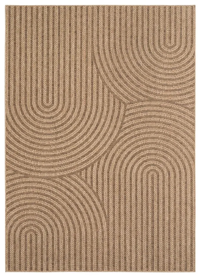 Tappeto da interno ed esterno marrone 80x150 cm Timber 1401 – Ayyildiz Carpets