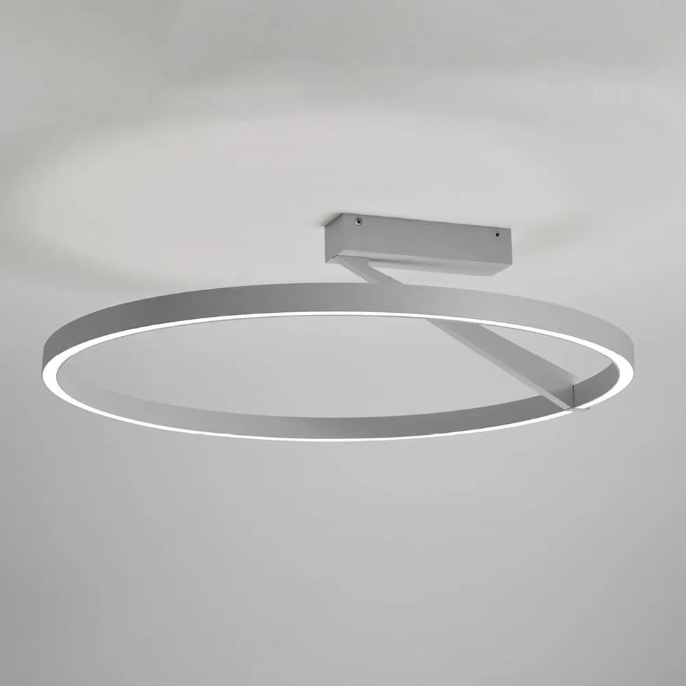 MERIDIANA lampada da parete/soffitto 44W titanio dimmerabile