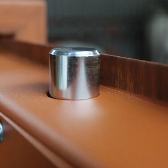 Armadio Portafucili Effetto Legno Utilia TOP Security Fuciliera 4 Posti Con Tesoretto A Chiave