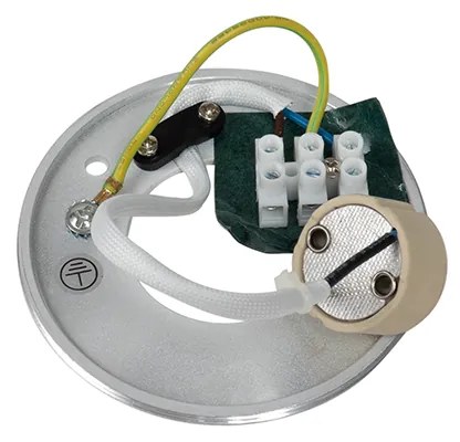 Faretto da bagno rotondo moderno bianco - Capa