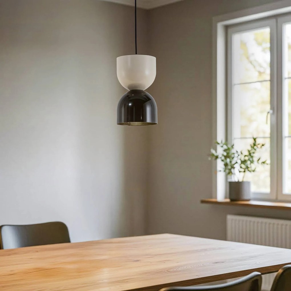 Lampada a sospensione Lui ALDEX, dimmerabile, Nero, Soggiorno / Sala da pranzo, Metallo, Moderno, Lampada a sospensione
