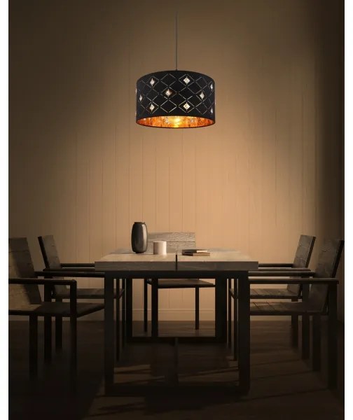 Globo 15448H - Lampadario su filo ABBEY 1xE27/60W/230V