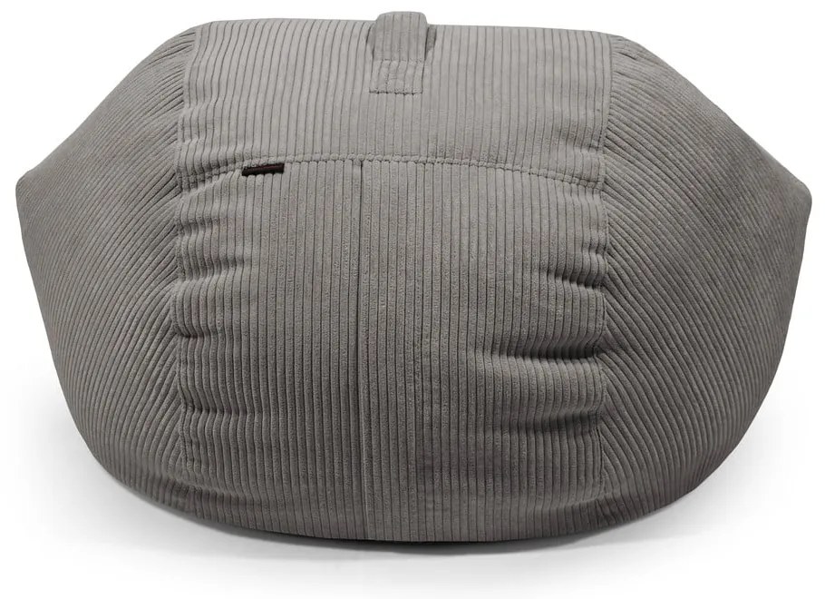 Puof a sacco color menta con rivestimento in velluto a coste Roll 105 – SLOWDOWN