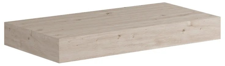 Top per lavabo Brera L 100 x H 9.8 x P 46 cm rovere chiaro mdf