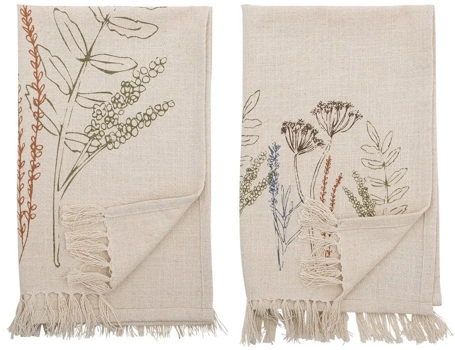 Set di 2 asciugamani in cotone 45x70 cm Bea - Bloomingville