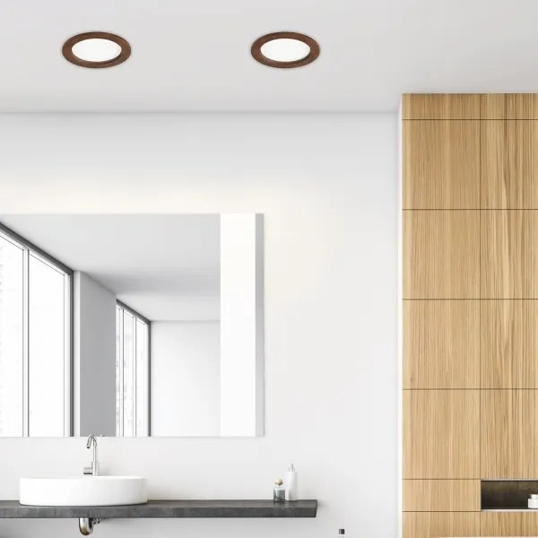 Faretto LED WOODY SPOT 16,5W 230V 4000K ciliegio Ø18,5 cm