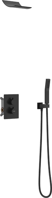 Mexen Salto set doccia nascosto, nero - 7604-02-70