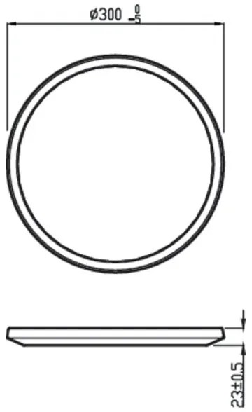 Philips - Plafoniera LED dimmerabile  SCENE SWITCH LED/18W/230V