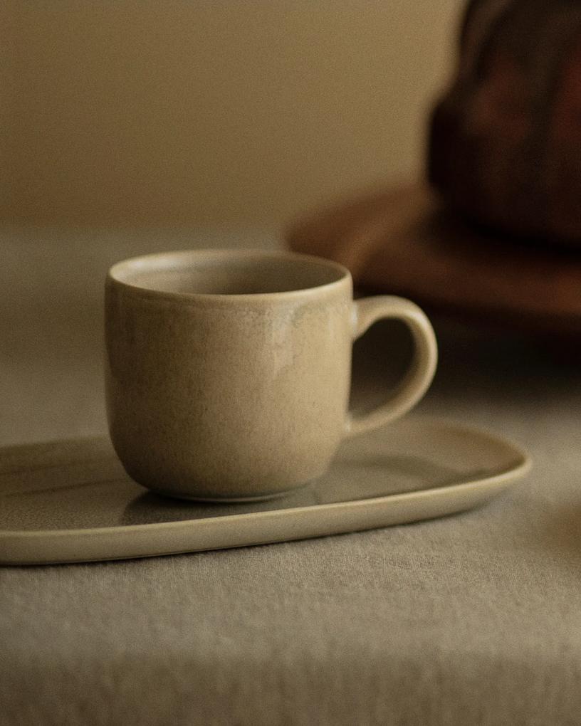 Kave Home - Tazza Lauriana in ceramica di colore beige
