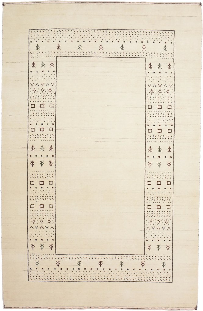 Loribaft Tappeto 140 x 220 (Indian) Annodato A Mano