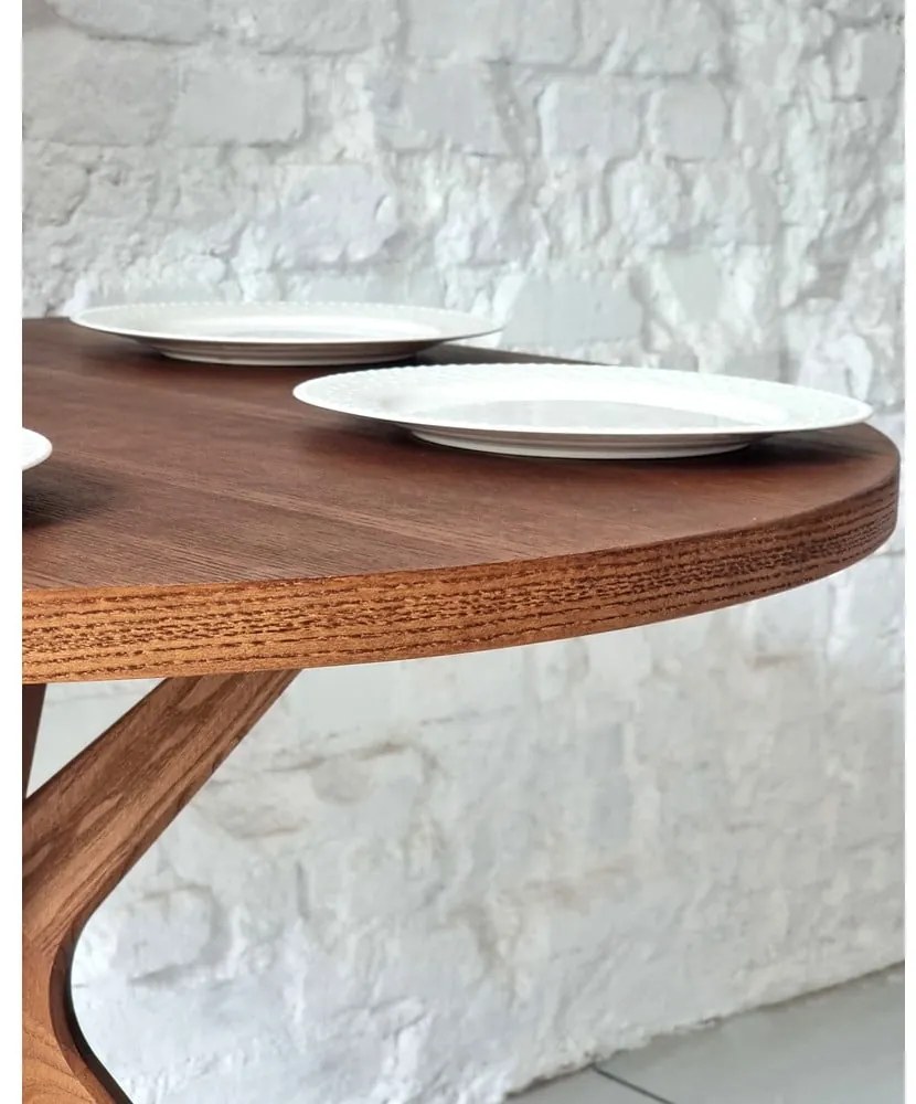 Tavolo da pranzo con effetto rovere 90x90 cm Jubi – Ragaba