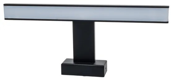 Applique da bagno LED SHINE/7W/230V 30 cm IP44 nero