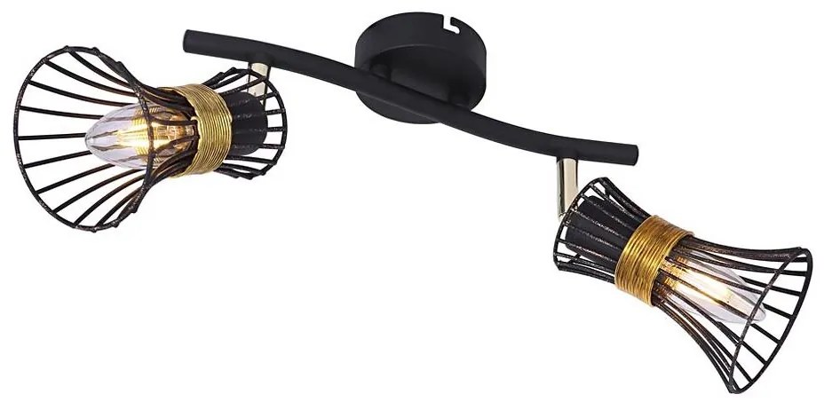 Globo 54814-2 - Luce Spot PURRA 2xE14/40W/230V