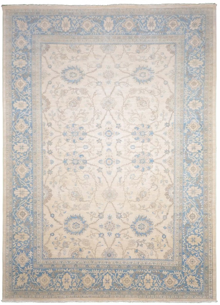Tabriz Tappeto orientale 280 x 380 Beige (Pakistan) Annodato A Mano