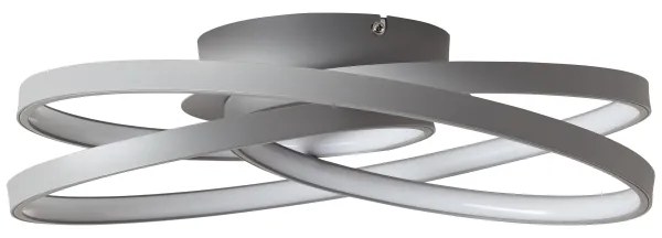 Brilliant - Plafoniera LED LABYRINTH LED/40W/230V diametro 39,5 cm grigio