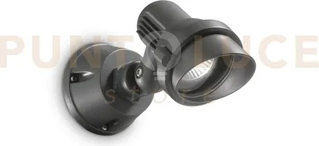 Terra applique da esterno antracite 1 luce attacco gu10 10x25cm ip65