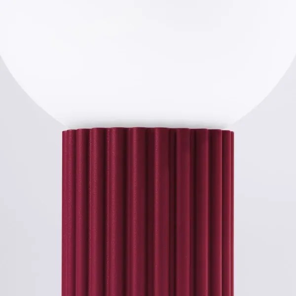 Sollux SL.1751 - Lampada da tavolo HALO 1xG9/8W/230V diametro 12 cm rosso