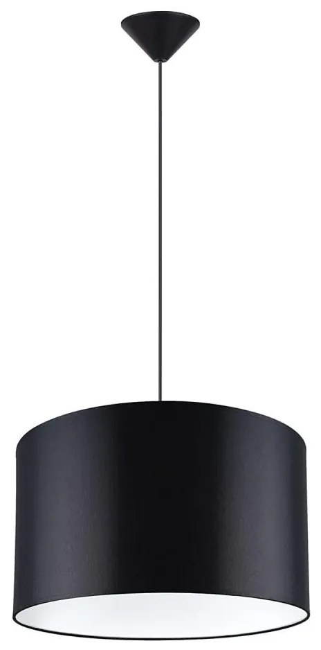 Sollux SL.1406 - Lampadario a sospensione con filo NOVA 1xE27/15W/230V diametro 40 cm nero