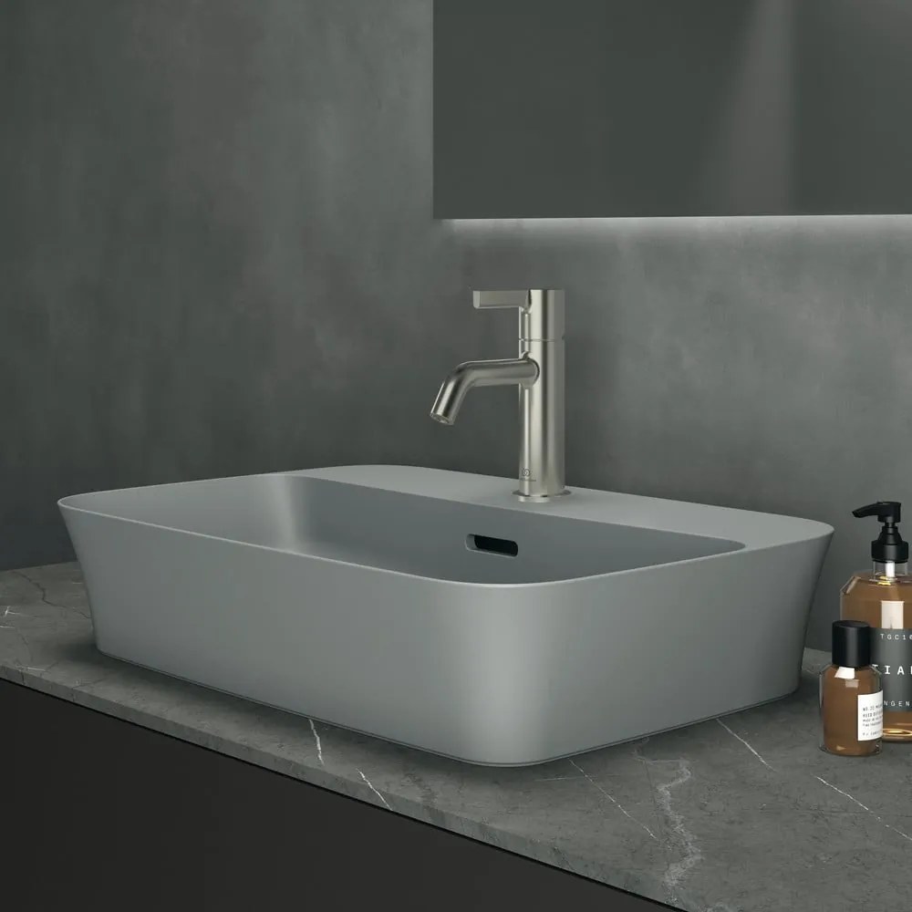 Lavabo in ceramica grigio chiaro 55x38 cm Ipalyss - Ideal Standard