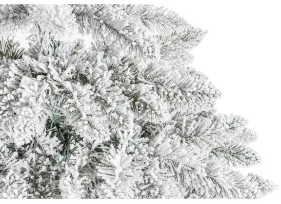 Albero di Natale su tronco NATURAL WITH SNOW 180 cm abete rosso