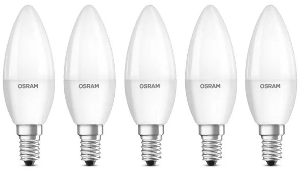 SET 5x Lampadina LED BASE B40 E14/4,9W/230V 2700K - Osram