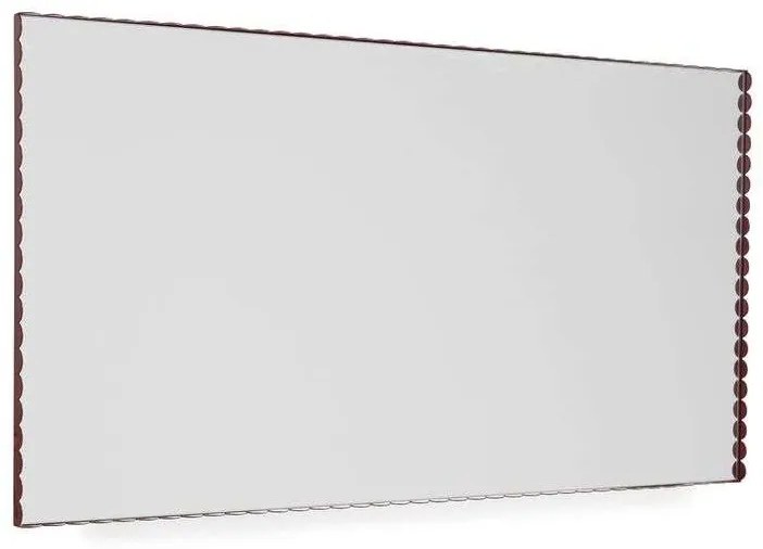 HAY - Arcs Mirror Rectangle L Burgundy HAY