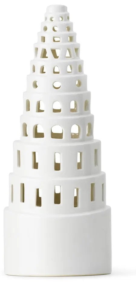 Portacandele natalizio in ceramica bianca Lighthouse, ø 9 cm Urbania Lighthouse High Tower - Kähler Design