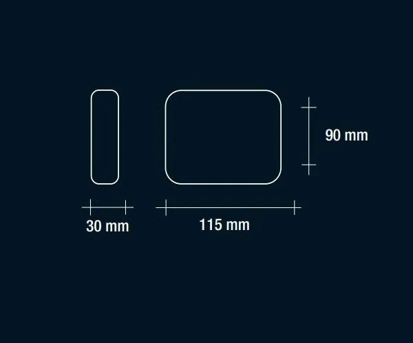 Vivida 6w ip54  300k  antracite