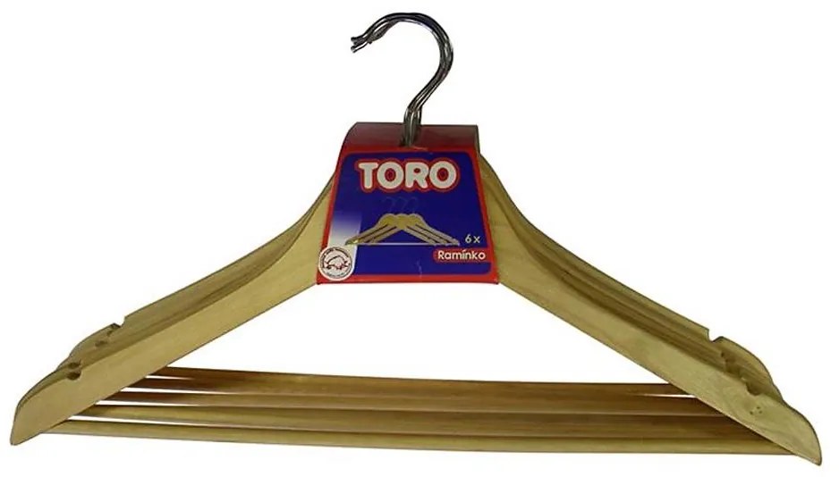 SET 6x Grucce in legno 23x44,5 cm