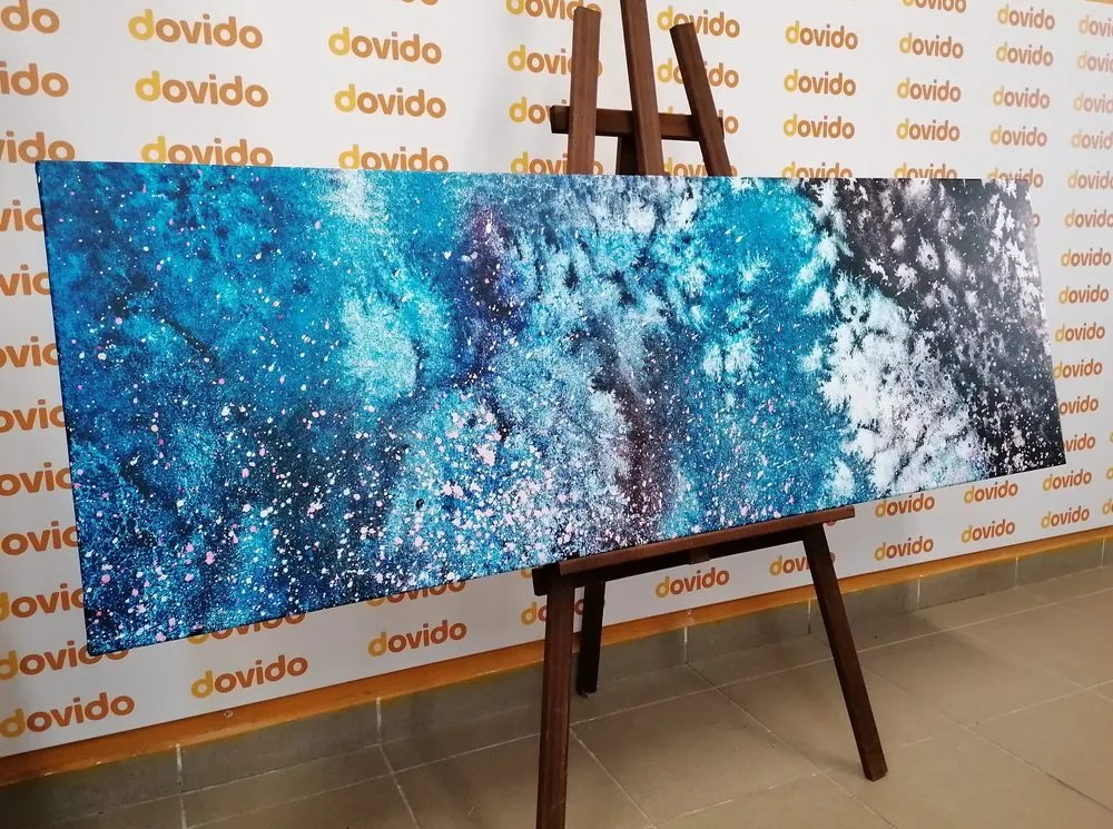 Quadro su tela – Astrazione con colori ad acquerello