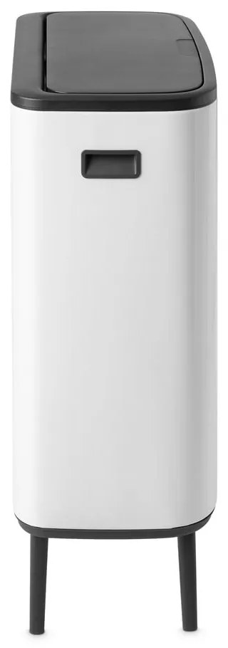 Bidone per rifiuti in acciaio bianco touch 60 l Bo Touch Bin Hi - Brabantia