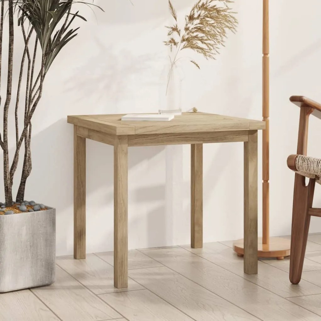 Tavolino 45x45x45 Cm İn Legno Massello Di Teak /