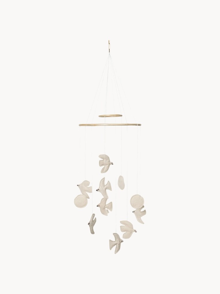 Giostrina acchiappa sogni in cotone organico Swif Bird