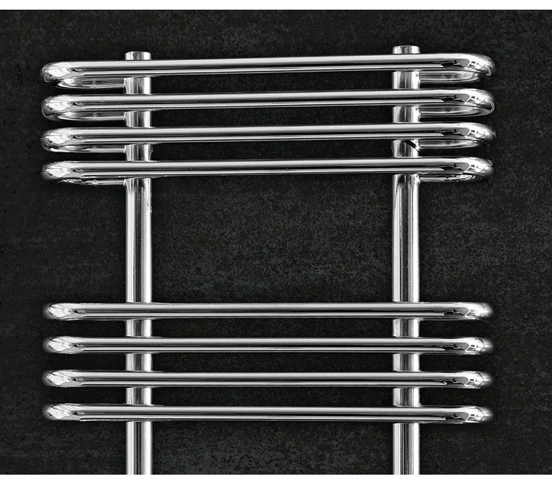 Kamalu - Scaldabagno Termoarredo 500x900mm cromato modello Kam-380