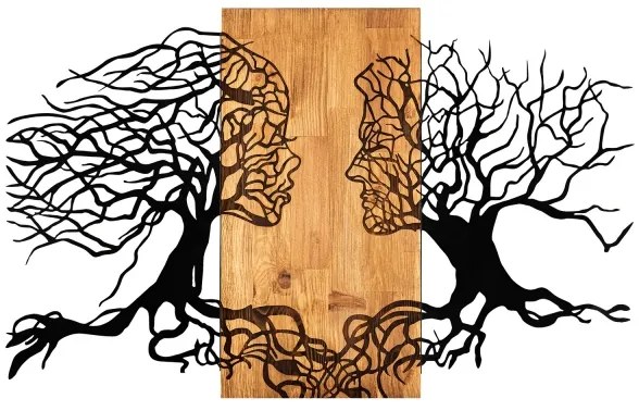 Decorazione da parete 58x92 cm legno/metallo