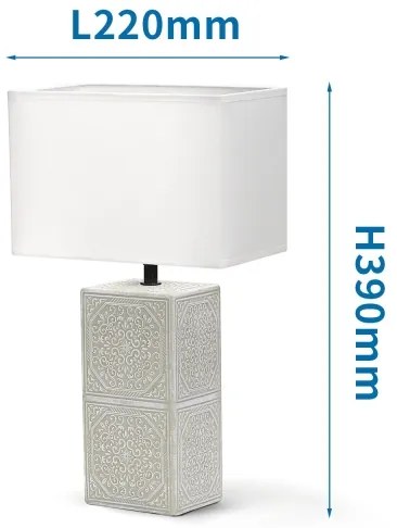 Aigostar - Lampada da tavolo 1xE14/40W/230V