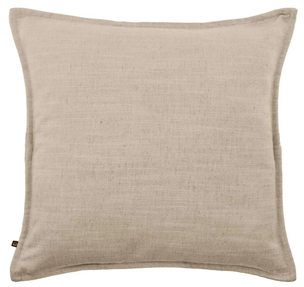 Kave Home - Fodera per cuscino Blok in lino beige 45 x 45 cm